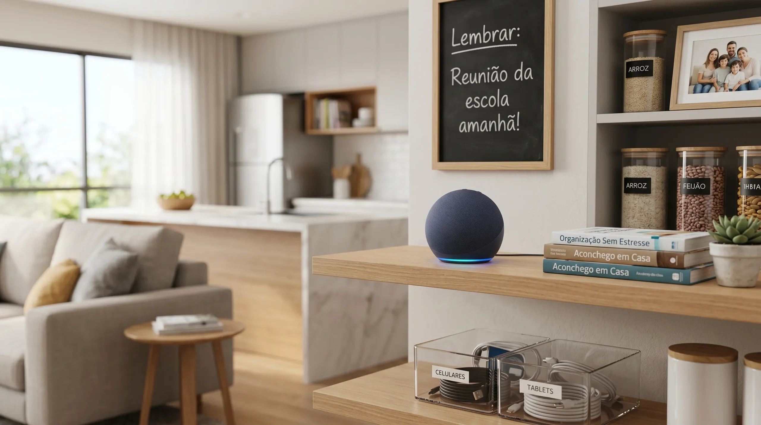 Tecnologia por voz integrada com segurança através do uso da Alexa para crianças.