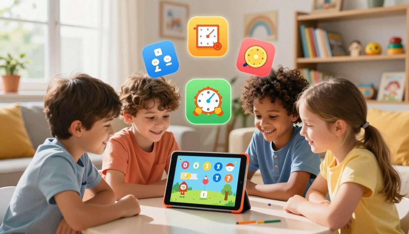 Metas lúdicas e organização de rotina associadas ao uso do Kindle para crianças.