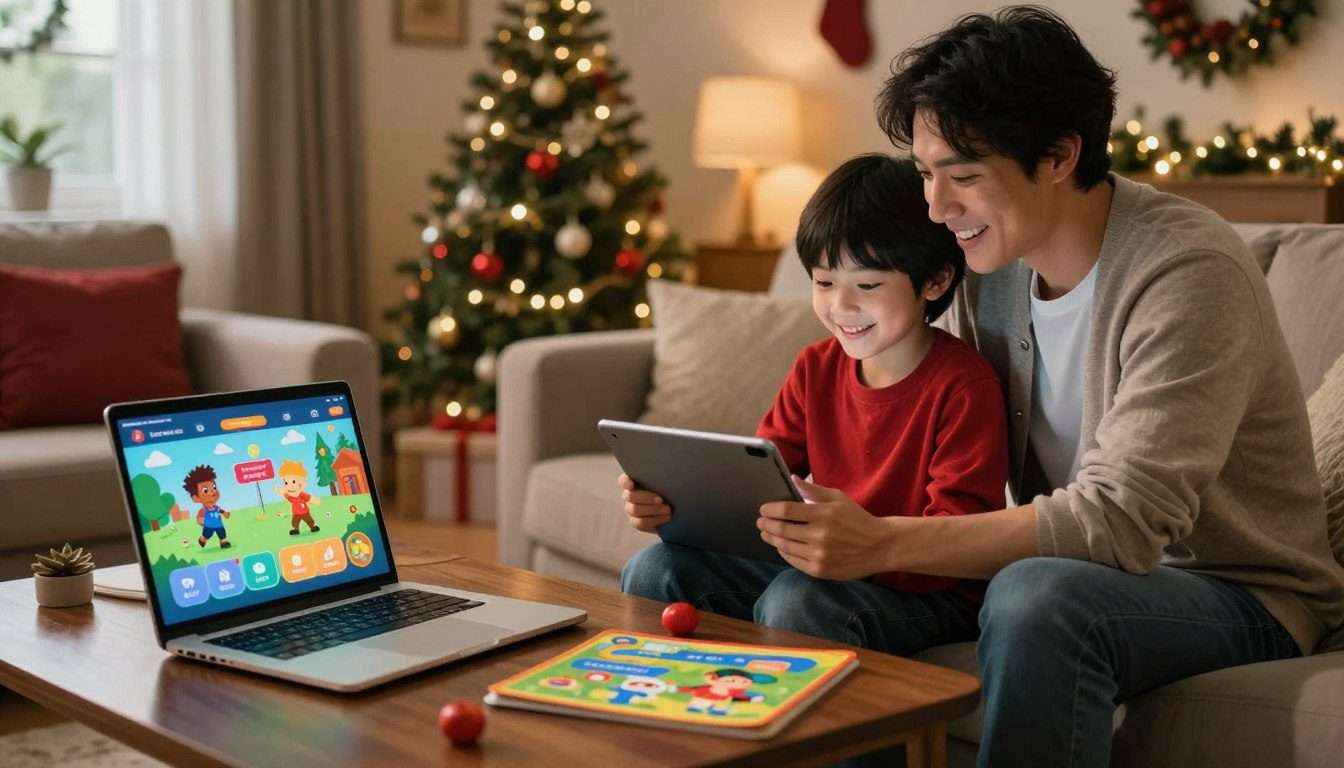 Painel do aplicativo celular ativando o controle parental na Alexa para crianças.
